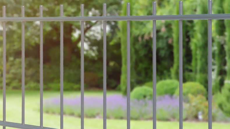 Double-rod fence heavy 8/6/8 - width 2510 mm RAL 7016 Anthracite