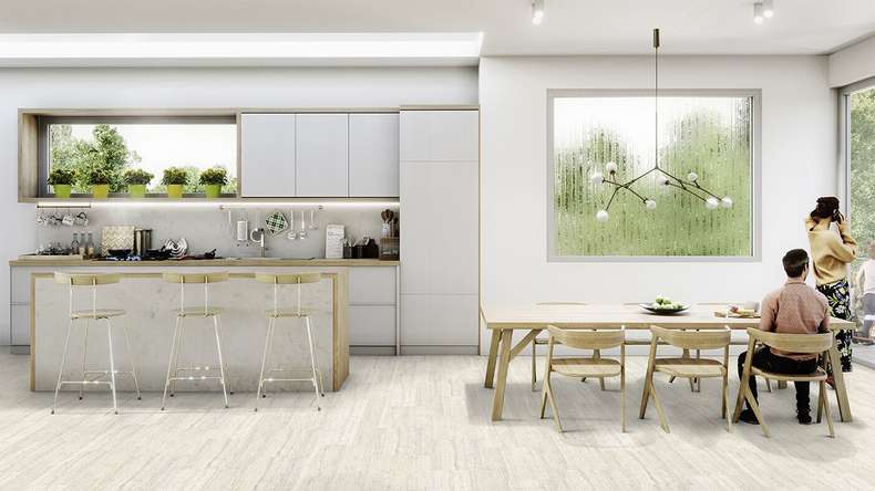 Gerflor Klick Vinyl - Senso Clic 3 Travertine Ivory | Made in France (61221511)
