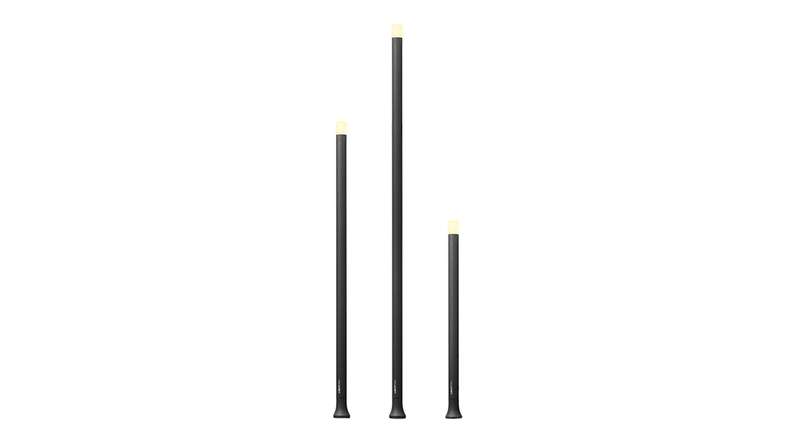 planeo garden lighting 12V - LED pedestal light Erba 3 Set - 1W 100 Lumen