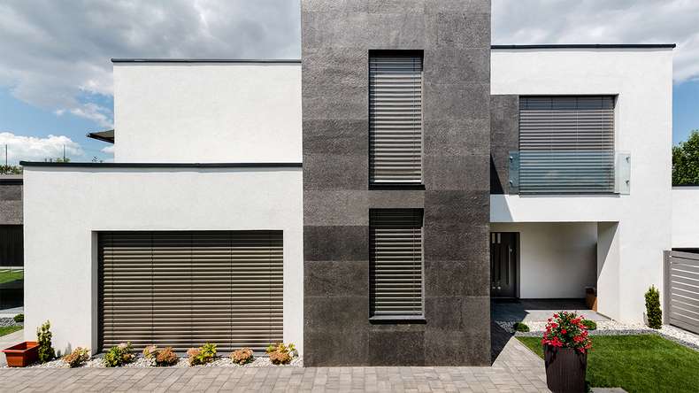 planeo EVOLITH Slate&Stone - Natural stone wall cladding Obscura 1220 x 610 mm