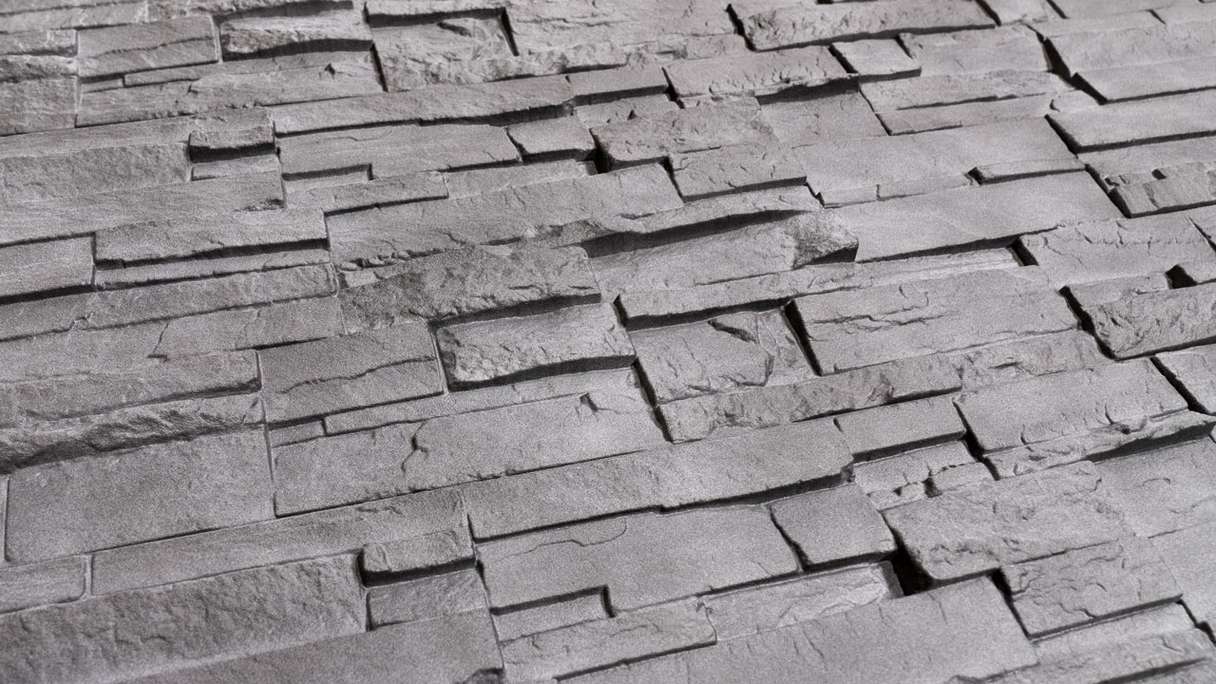 planeo wall cladding stone look - NoviHome Anthracite 1054 x 334 mm