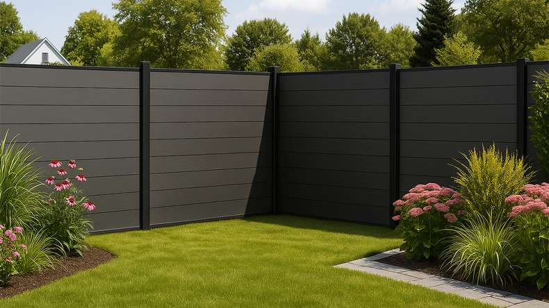 planeo Classic - BPC plug-in fence grey