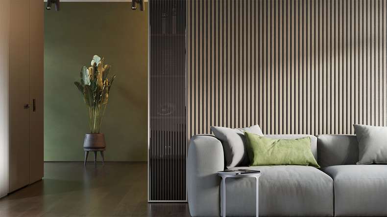 planeo acoustic panels - light oak - 2400 x 525 x 18mm (PU-A-00)