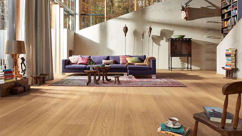 MEISTER Lindura wood flooring HD 400 - 08906 Oak natural pure natural oiled 2200 x 270 x 11 mm (500213-2200270-08906)