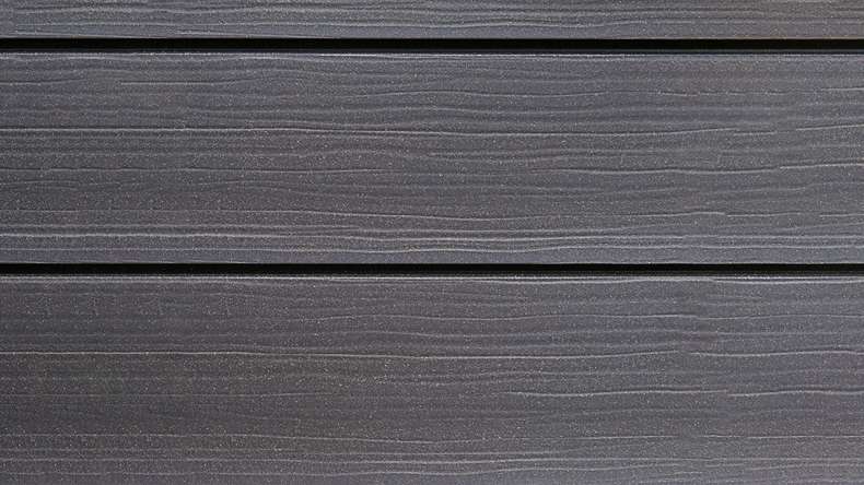 planeo Fassado - WPC rhombus strip facade cladding Prime basalt grey