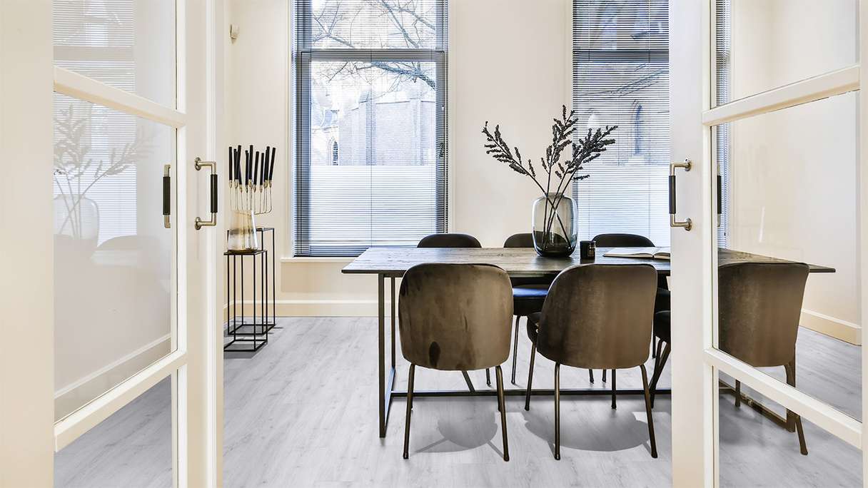 Gerflor click Vinyl - Virtuo 55 Rigid Acoustic Sunny Snow | integrated impact sound insulation (39051477)