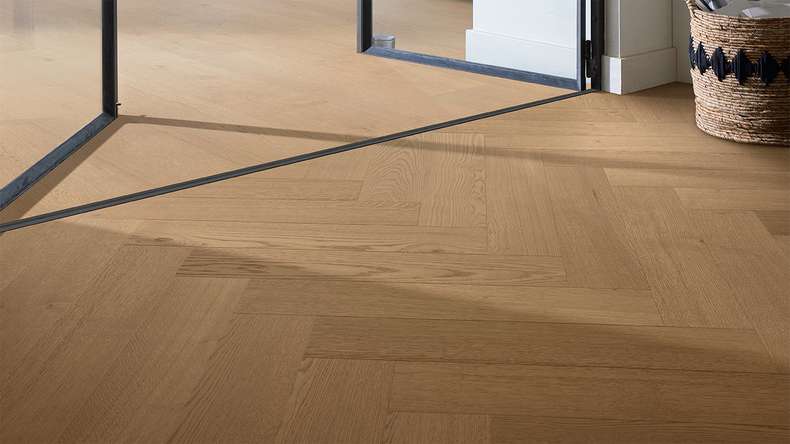 MEISTER Lindura wood flooring HS 500 - 20233 Oak classic clay brown ultra matt lacquered 700 x 140 x 11 mm (500010-0700140-20233)