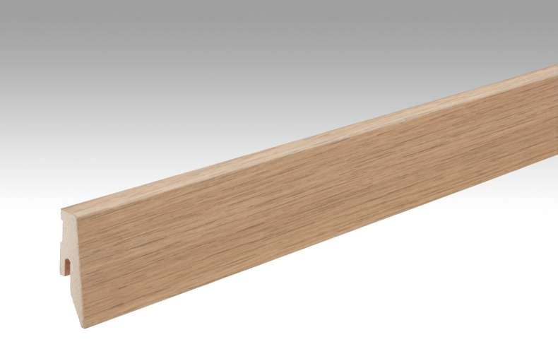 MEISTER skirting boards baseboards lock oak nature 6836 - 2380 x 60 x 20 mm (200005-2380-06836)