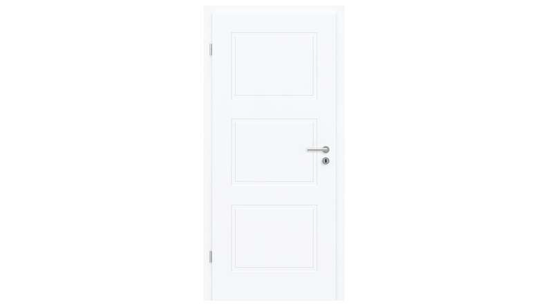 planeo design interior door PUREA Essence 3 white lacquer 9003 design edge | lacquered - 1985 x 610|735|860|985 mm