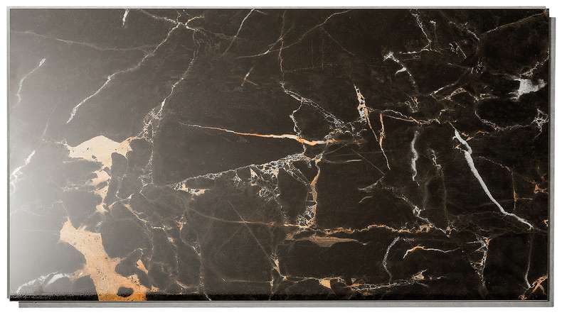 Plastic wall panelling - planeo StrongWall Gloss - Tavern 37.5 x 65 cm