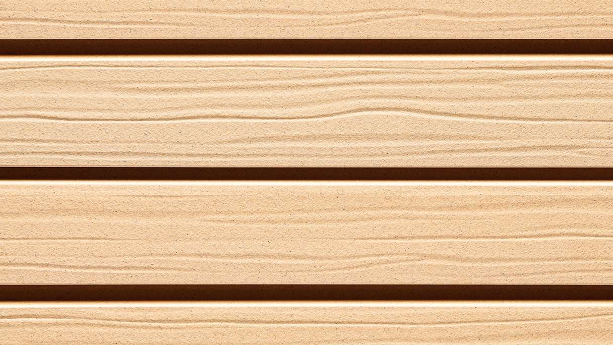 planeo Fassado - WPC rhombus strip facade cladding prime linen
