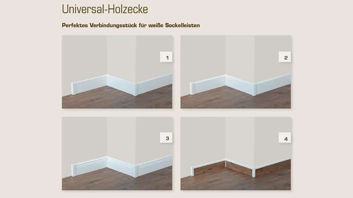 planeo square wooden corners 22mm 4pcs.