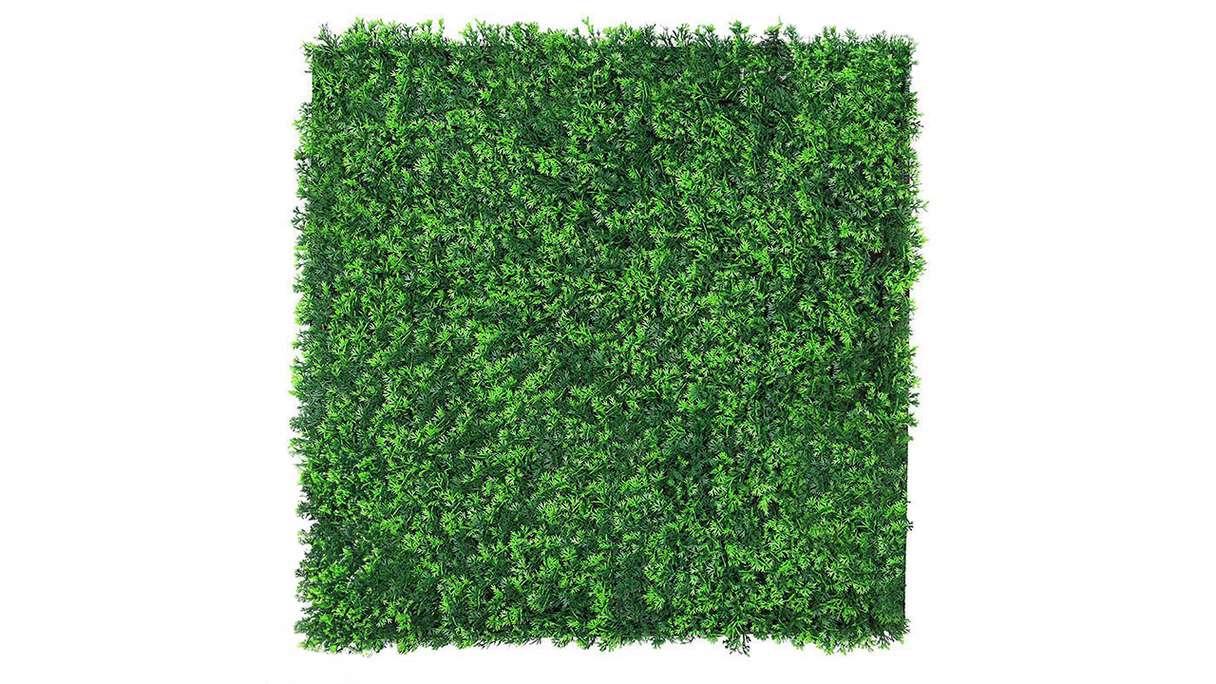 planeo acoustic panel - MixWall Leaf Mood Mixed Green Design Grass 52 x 52 cm | artificial plant (PLMW-00121A)