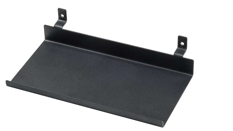 planeo shelf - black 20 cm including screws