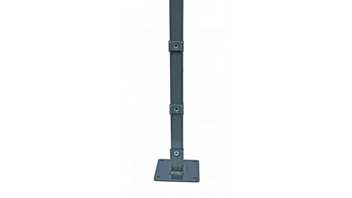 Fence post type FB anthracite for double bar fence