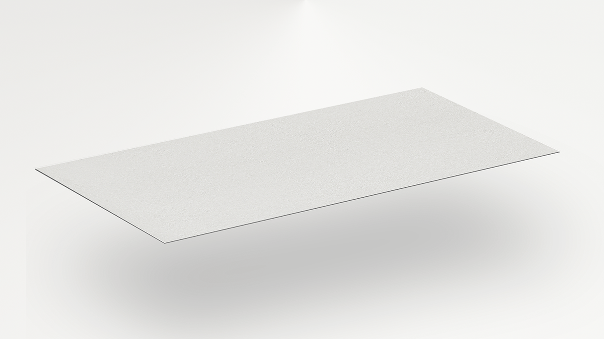 planeo SPC wall cladding – CeraRock Tile Concrete White XL 280 x 117.5 cm