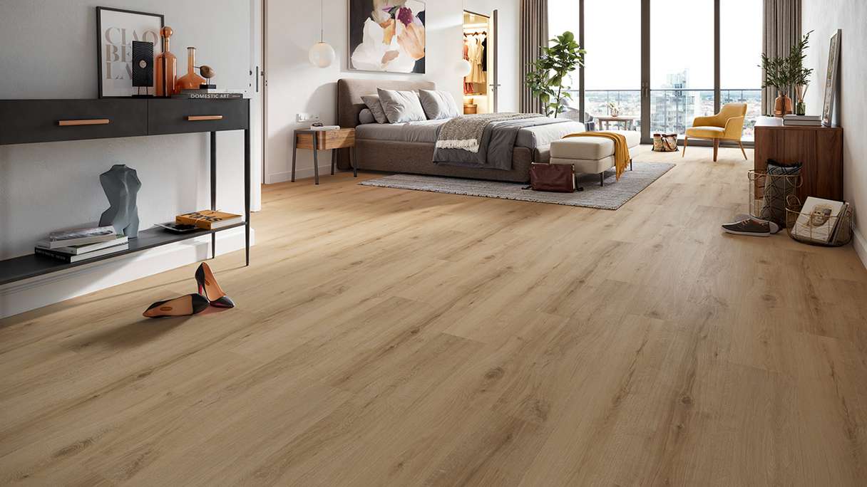 planeo Rigid Klick Vinyl - HOMEtec Basic 30 IXPE Classic Oak | Impact sound insulation integrated (RP-E30-2)