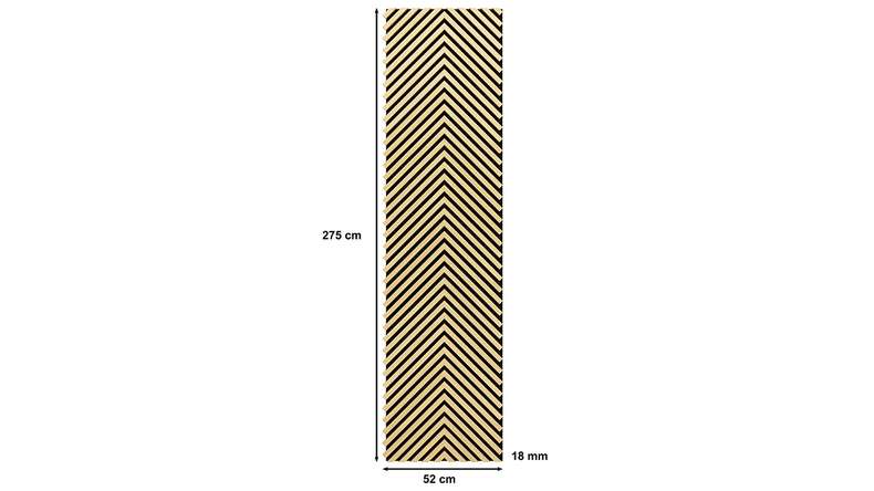 Skaben acoustic panels SilentWall - Herringbone New Light - 275 x 52 cm