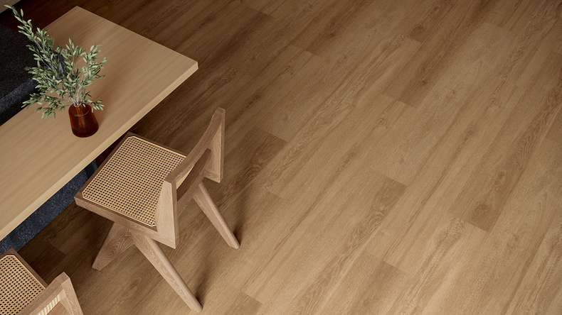 planeo WPC click vinyl - PUREtec MAX 70 EIR Warm Light Oak | Impact sound insulation integrated (RP-A50-8)