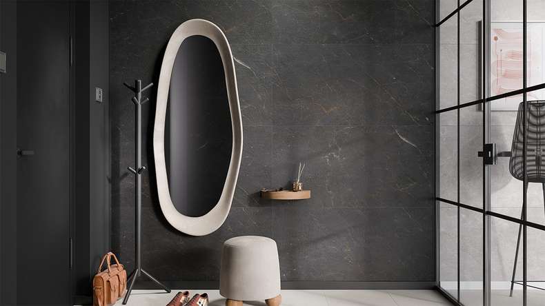 planeo wall cladding SPC - CeraRock Tile Black Slate 120 x 60 cm