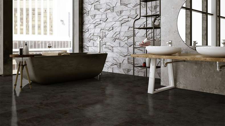 Gerflor adhesive vinyl - Virtuo 30 Glue Down Tavla dark | Authentic appearance (39171453)