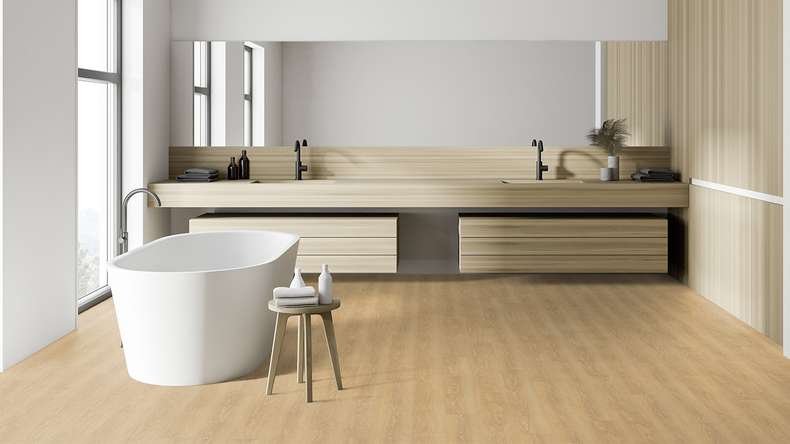 Gerflor Klick Vinyl - Senso Premium Rigid Acoustic Meadow honey | Impact sound insulation integrated (39471540)