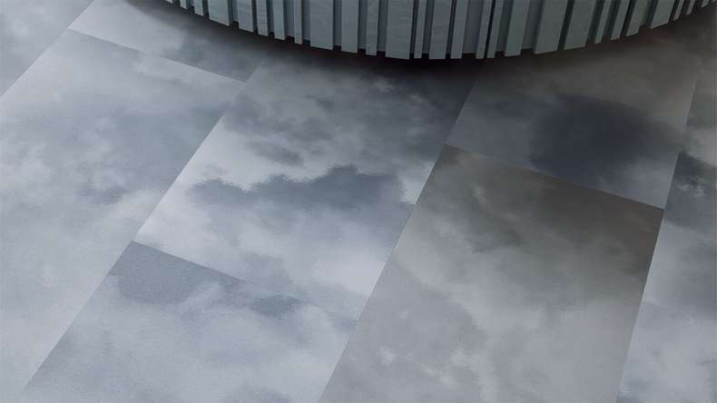 Forbo Allura Material 55 adhesive vinyl - Blue Clouds (638749DR5_con)