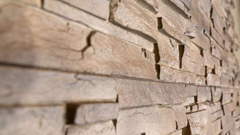 planeo stone-look facade panel - NoviStone Brownstone 1054 x 334 mm