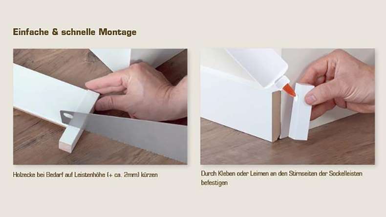 planeo square wooden corners 22mm 4pcs.