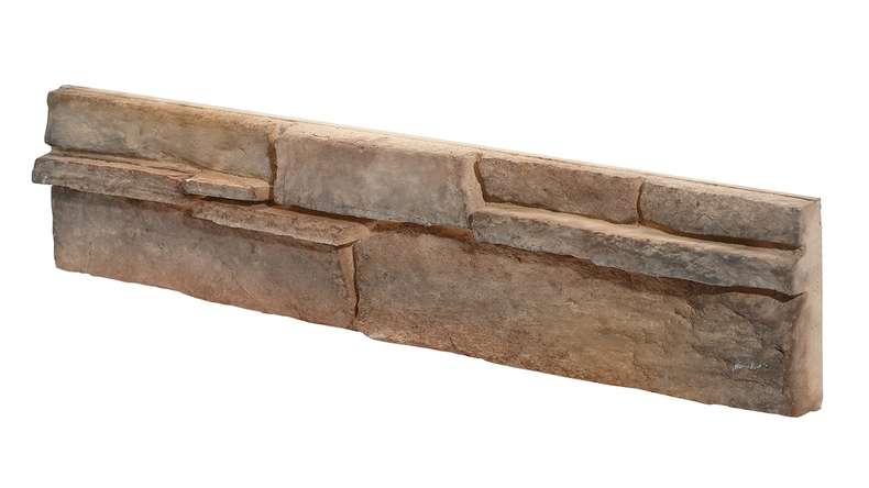 planeo StoneWall Solid stone slips - amber