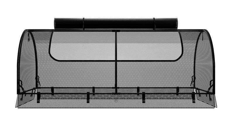 planeo Raised Bed Top Net - Black 149.9 x 69.4 x 62 cm