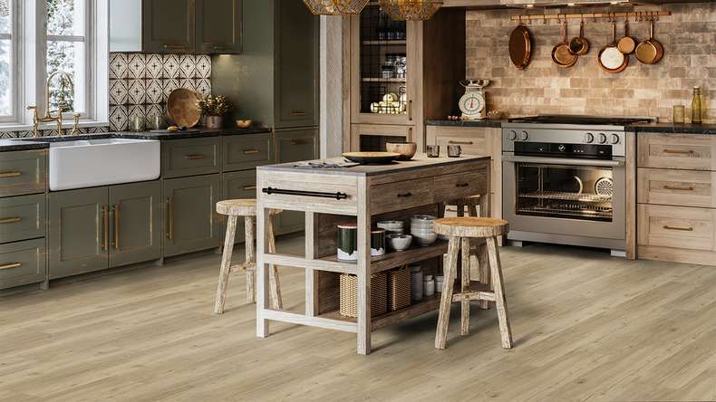 Gerflor Klick Vinyl - Senso Premium Rigid Acoustic Columbia taupe | Impact sound insulation integrated (39470953)
