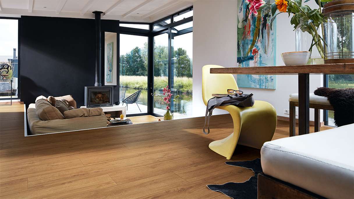 MEISTER Design flooring MeisterDesign. next DD 500 S - 06999 Golden Oak | Impact sound insulation integrated (400054-1287220-06999)