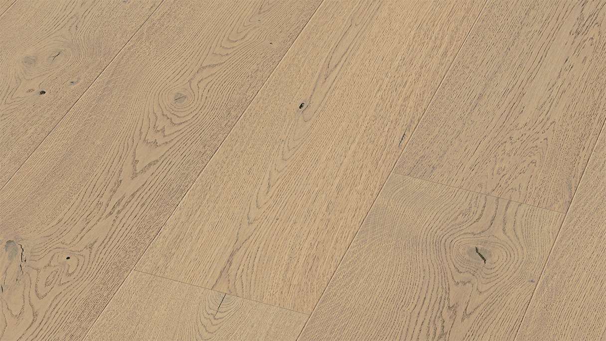 MEISTER Lindura wood flooring HD 400 - 20226 Oak authentic sand grey ultra matt lacquered 2200 x 205 x 11 mm (500214-2200205-20226)
