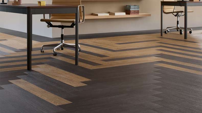 Forbo Allura Wood 55 adhesive vinyl - Blackened Oak (60061DR5)