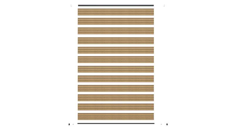 planeo LINEA - WPC CoEx Rhombus plug-in fence Sand 176 x 183 cm