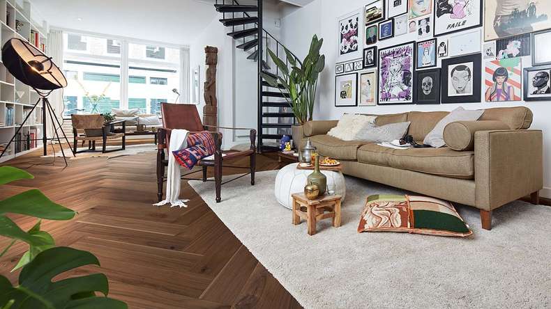 MEISTER Parquet Flooring - Longlife PS 500 American Walnut lively (500007-0710142-09009)