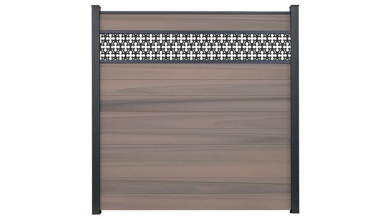 planeo Gardence Strong - BPC plug-in fence Oriental Bi-Color co-ex 180 x 180 cm