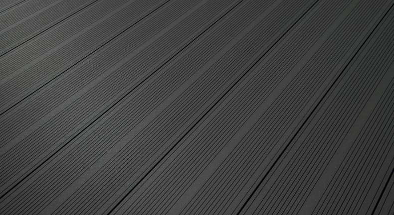 planeo TitanWood - XL hollow core plank 4m dark grey