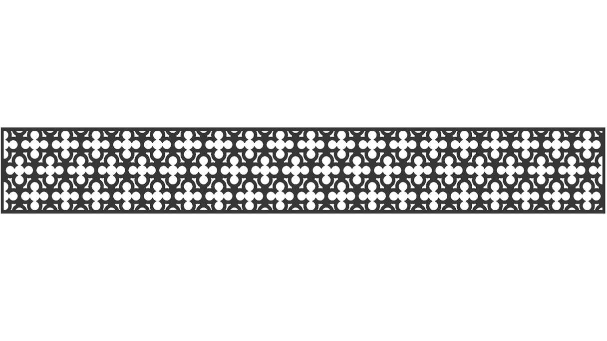 planeo Gardence – Designer insert 1800 x 300 x 1.5 mm, anthracite