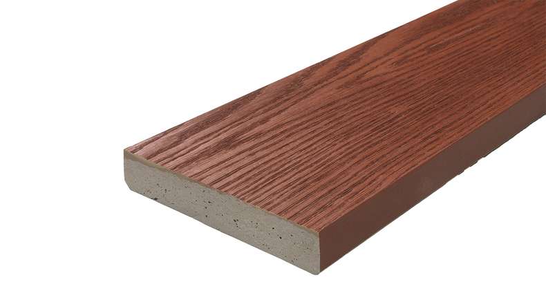 planeo Authoria PureBoard solid decking - Natural Walnut 3.6m textured
