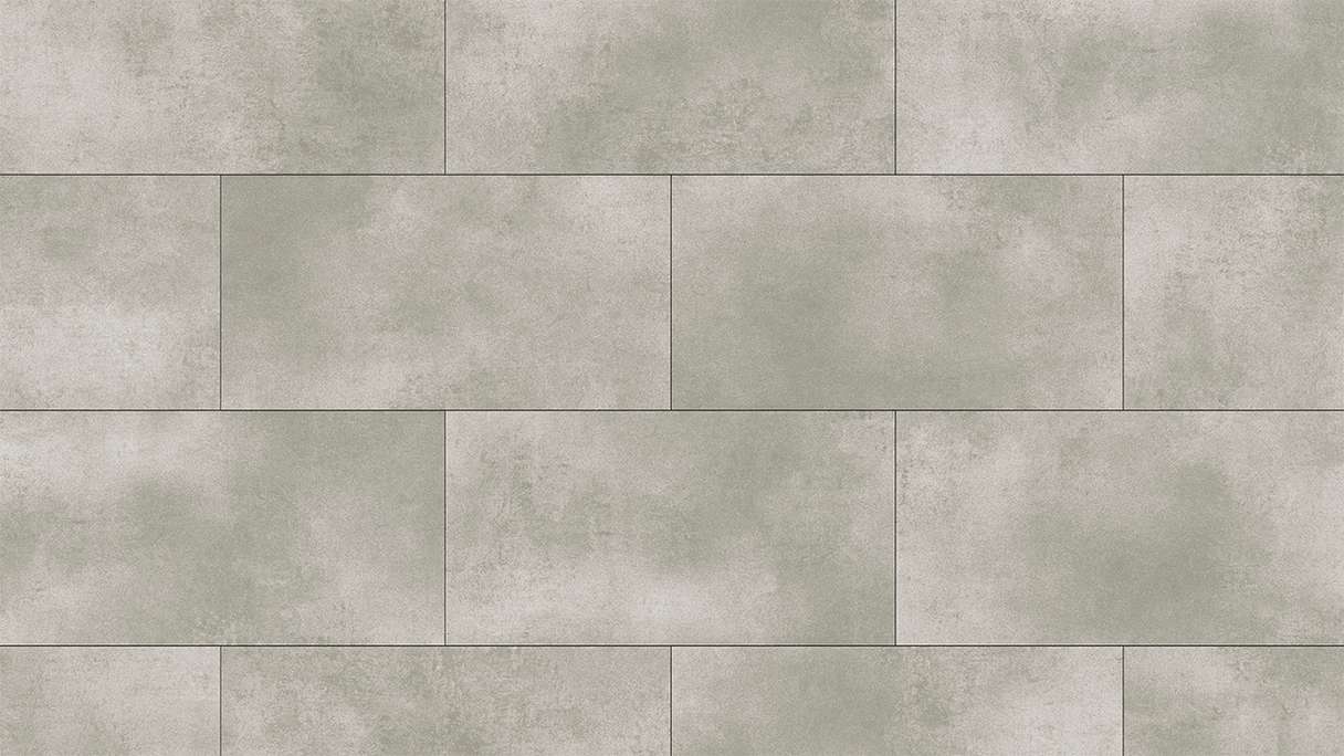 planeo Rigid Click Vinyl - STEINWERK PUCore XL Concrete Grey Light | Impact sound insulation integrated (NF-FXL-299)