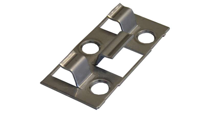 planeo WPC decking clip stainless steel approx. 5mm joint - 25 pcs.