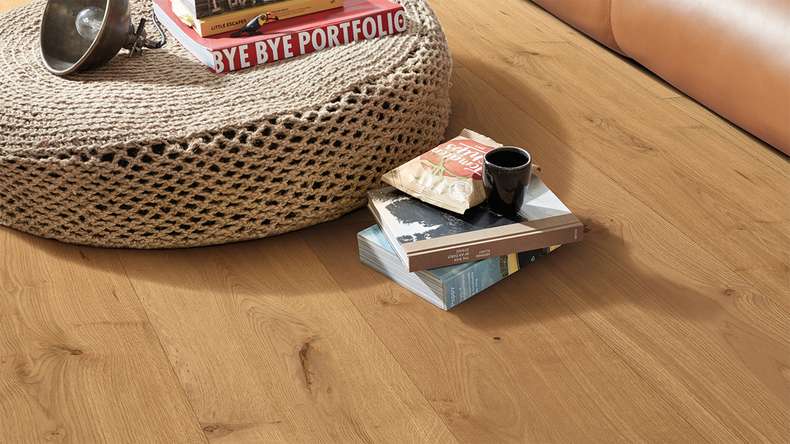 MEISTER Lindura wood flooring HD 400 - 08921 Oak authentic pure ultra matt lacquered 2200 x 205 x 11 mm (500214-2200205-08921)
