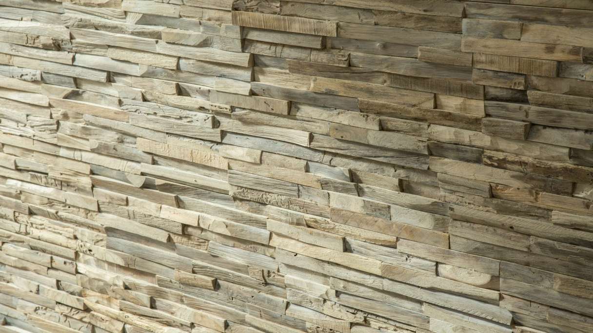 Skaben WoodWall – Teakwood Chic Gun Smoked