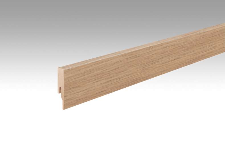 MEISTER skirting boards baseboards lock oak nature 6836 - 2380 x 60 x 16 mm (200013-2380-06836)