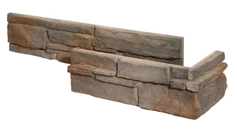 planeo StoneWall Solid stone slips - labradorite