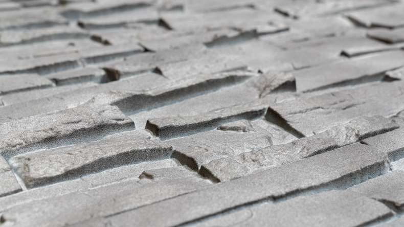 planeo stone-look facade panel - NoviStone Basalt 1054 x 334 mm