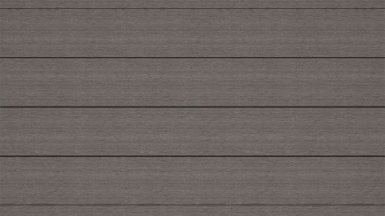 planeo ANTIKWoodline – WPC CoEx-coated decking board, lightweight composite profile – Dark Grey, 3m – rustic/smooth brushed