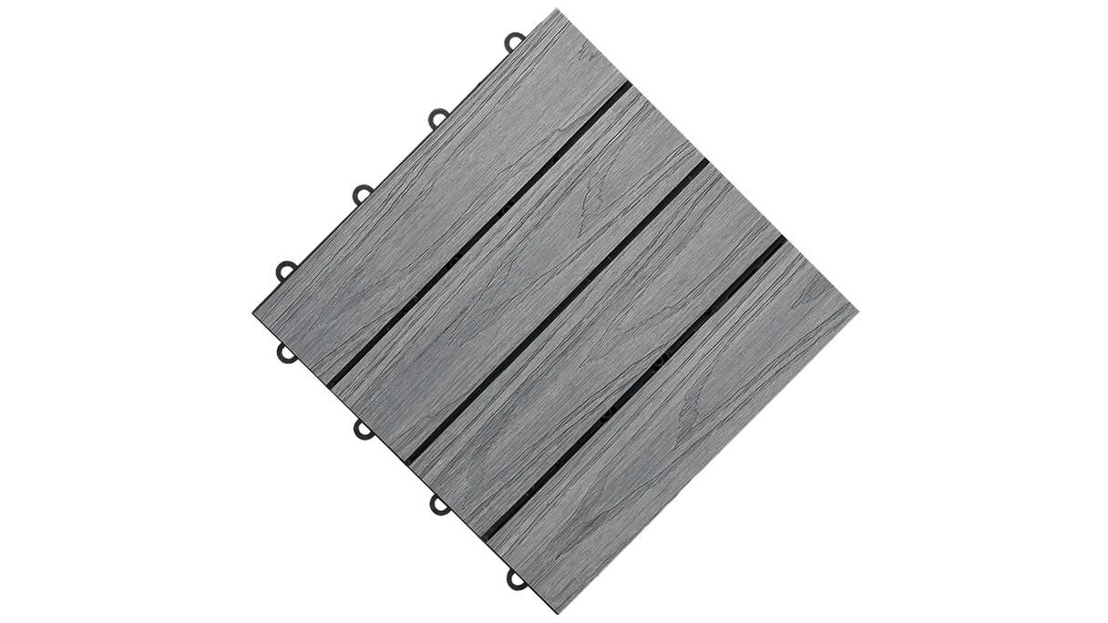 planeo click tile WPC 3D - anthracite